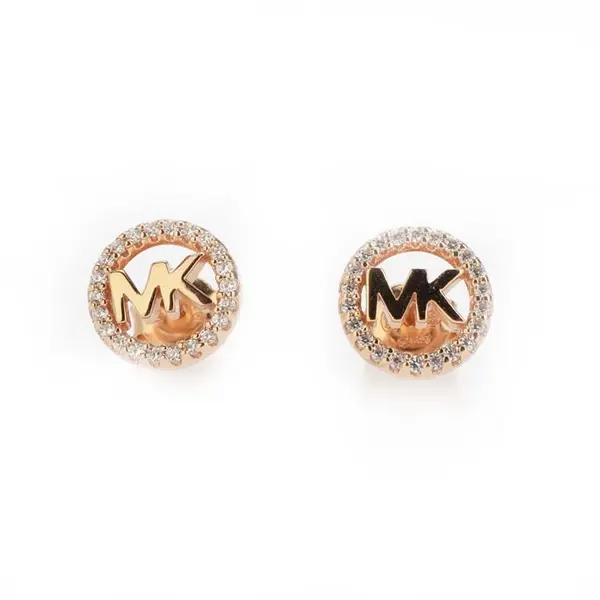 Michael Kors Thin Logo Earrings Watches One Size Pink 72237406000