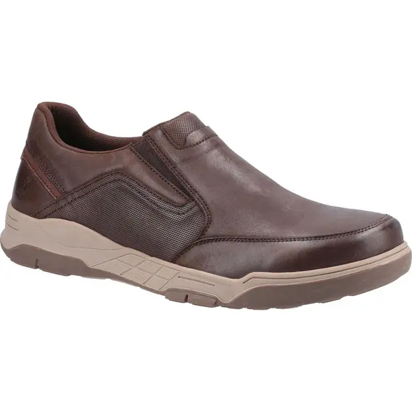 Hush Puppies Mens Fletcher Wide Fit Slip On Shoes - UK 9