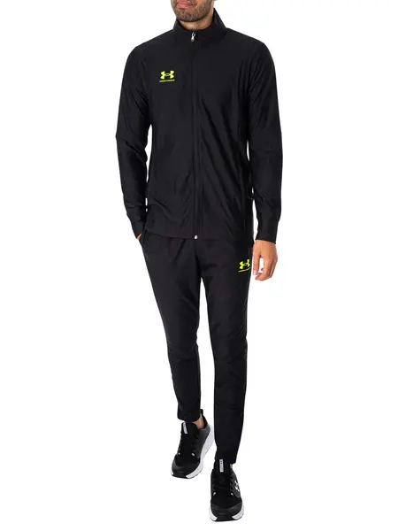 Under Armour Challenger Tracksuit Black/Yellow L