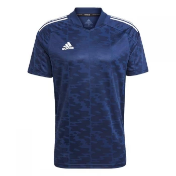 adidas Condivo 21 Primeblue Jersey Mens - Team Navy / White