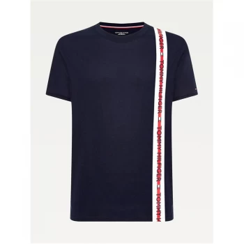 Tommy Bodywear Crew Neck Short Sleeve Logo T Shirt - Desert Sky