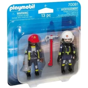 Playmobil Rescue Firefighters Due Pack Figures