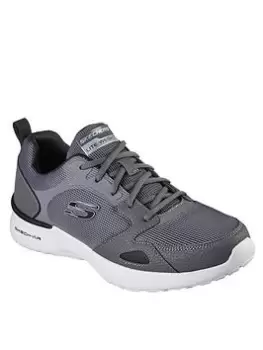 Skechers Skech-air Dynamight Memory Foam Lace Up Trainer, Charcoal, Size 9, Men