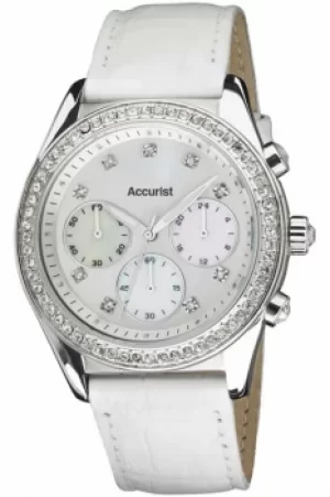 Ladies Accurist Chronograph Watch LS410W