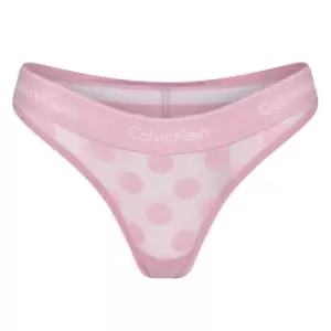 Calvin Klein Cotton Thong - Pink