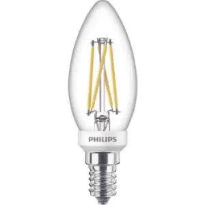 Philips Lighting 871951432415200 LED (monochrome) EEC D (A - G) E14 Candle shape 2 W = 25 W Warm white (Ø x L) 35mm x 97mm