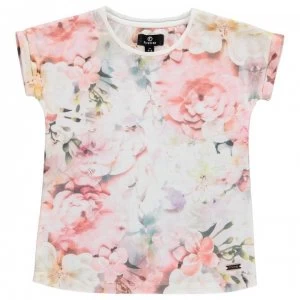 Firetrap Flower Print T Shirt Infant Girls - Femme Floral