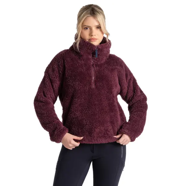 Craghoppers Womens Bronagh Half Zip Borg Fleece Jacket 18 - Bust 42' (107cm)