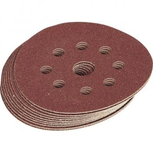 Draper Hook and Loop Sanding Discs 125mm 125mm 60g Pack of 10