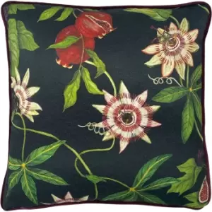 Paoletti - Figaro Floral Cushion Green - Green