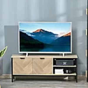 Homcom TV Unit Natural Wood Finish 400 x 460 mm