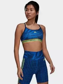 adidas Farm Rio Light-support Bra (plus Size), Blue Size M Women