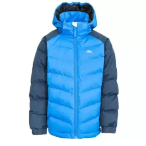 Trespass Childrens Boys Sidespin Waterproof Padded Jacket (7/8 Years) (Navy)