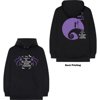 Disney - The Night Before Christmas Moonlight Unisex Small Hoodie - Black