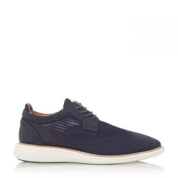 Dune London Dune Barbed Low Trainers Mens - Navy Fabric