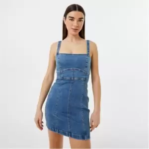 Jack Wills Denim Mini Dress - Blue