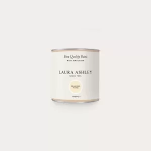 Laura Ashley Matt Emulsion Paint Primrose White Tester 100ml