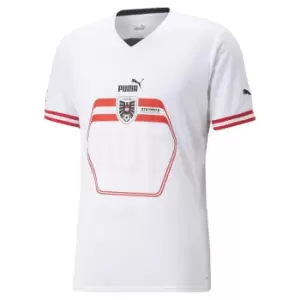 Puma Austria Away Shirt 2022 2023 Adults - White