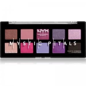 NYX Professional Makeup Mystic Petals Eyeshadow Palette Shade Midnight Orchid 10 x 0,8 g