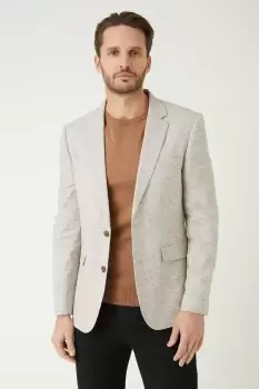 Slim Fit Neutral End On End Blazer