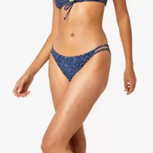 Jack Wills Cut Out Bikini Bottoms - Blue