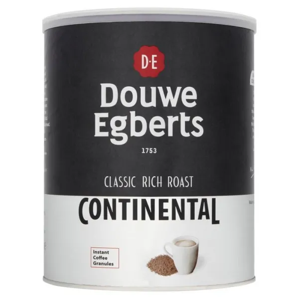 Douwe Egberts Continental Classic Rich Roast Instant Granules Coffee 750g