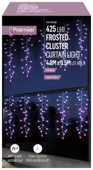 Premier 425 Multi-Functional LED Frosted Cluster - 12.80m