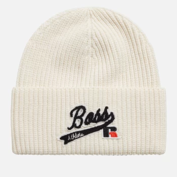 Hugo Boss X Russell Athletic Zoggie Beanie Open White Women