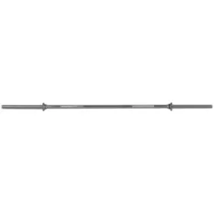 York Fitness 6ft (182cm) Standard 1" Spinlock Barbell Bar with collars