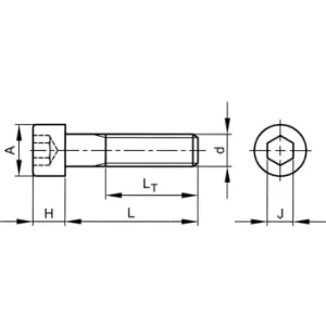 Qualfast 3/8 BSW X 3. Skt Head Cap Screw (GR-12.9)