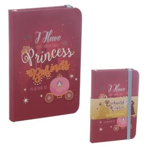 Princess Slogan Hardback Notebook