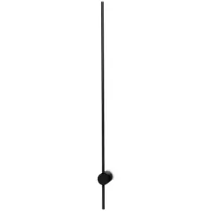 Ideal Lux Essence Tall Integrated LED Wall Lamp Black 124cm 3000K