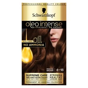 Schwarzkopf Oleo 4-18 Mocca Brown Hair Colour