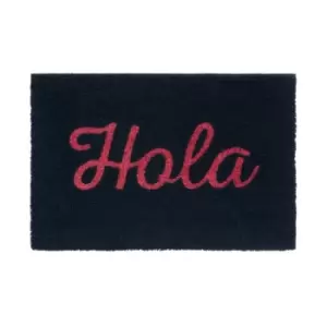 Premier Housewares Neon Hola PVC Backed Coir Doormat