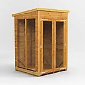 Power Garden Shed 44PPSH Golden Brown 4x4