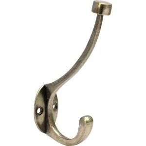 BQ Antique Iron Effect Zinc Alloy Hat Coat Hook