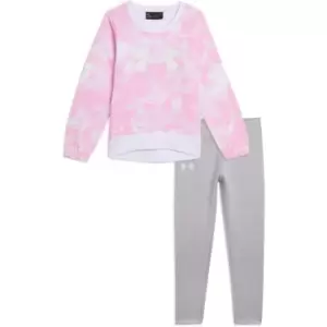 Under Armour Armour Fleece Crew Set Infant Girls - Pink