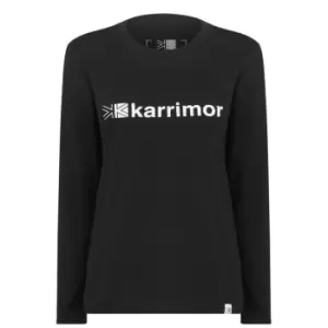 Karrimor Long Sleeve T Shirt Womens - Black