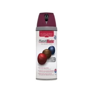 PlastiKote Twist & Spray Matt Dusty Coral 400ml