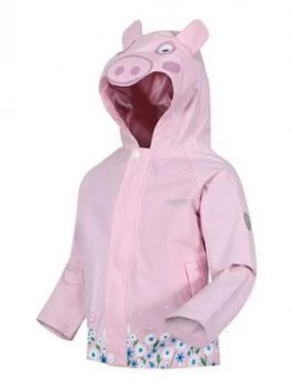 Regatta Girls Peppa Pig Animal Jacket - Pink