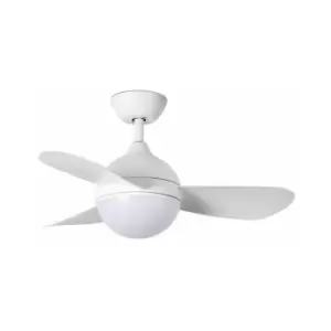 Faro Hvar White Ceiling Fan with LED Light