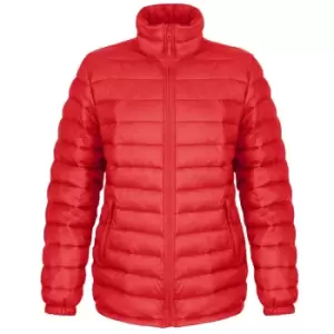 Result Ladies/Womens Ice Bird Padded Jacket (Water Repellent & Windproof) (M) (Red)