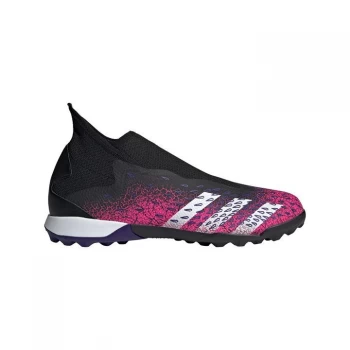 adidas Predator Freak .3 Laceless Astro Turf Trainers - Black/ShockPink