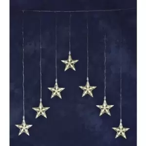 Konstsmide Curtain light (stars) Outside 24 V EEC: G (A - G) 35 LED (monochrome) Warm white (W x H) 75cm x 116 cm