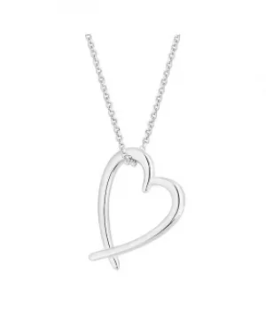 Simply Silver Heart Pendant Necklace