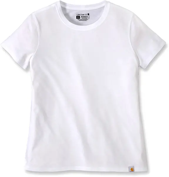 Carhartt Relaxed Fit Lightweight Crewneck Ladies T-Shirt, white, Size L for Women