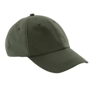 Beechfield Unisex Outdoor Waterproof 6 Panel Baseball Cap (Pack of 2) (One Size) (Olive)