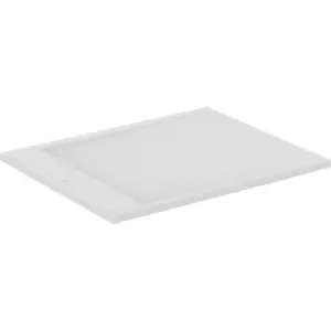 Ideal Standard i. life Ultraflat S Rectangular Shower Tray 1000 x 800mm in White Stone Resin