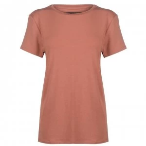 Firetrap Basic Plain T Shirt - Blush