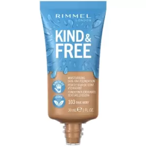 Rimmel London Kind & Free Foundation 30ml (Various Shades) - 103 True Ivory